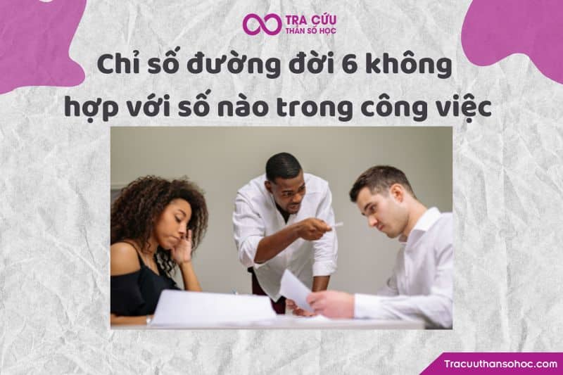 Chỉ số đường đời 6 không hợp với số nào trong công việc Chỉ số đường đời 6 không hợp với số nào trong công việc