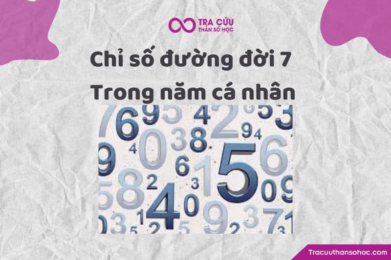 Chỉ số đường đời 7 trong năm cá nhân Chỉ số đường đời 7 trong năm cá nhân