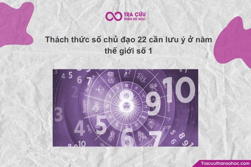 Số chủ đạo 22 trong năm thế giới số 1 - Cơ hội và thách thức 10 Thách thức số chủ đạo 22 cần lưu ý ở năm thế giới số 1