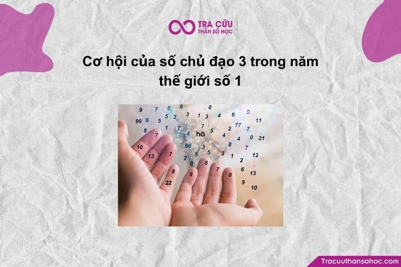 Số chủ đạo 3 giống như một nghệ sĩ vừa được trao cho một sân khấu hoàn toàn mới Số chủ đạo 3 giống như một nghệ sĩ vừa được trao cho một sân khấu hoàn toàn mới