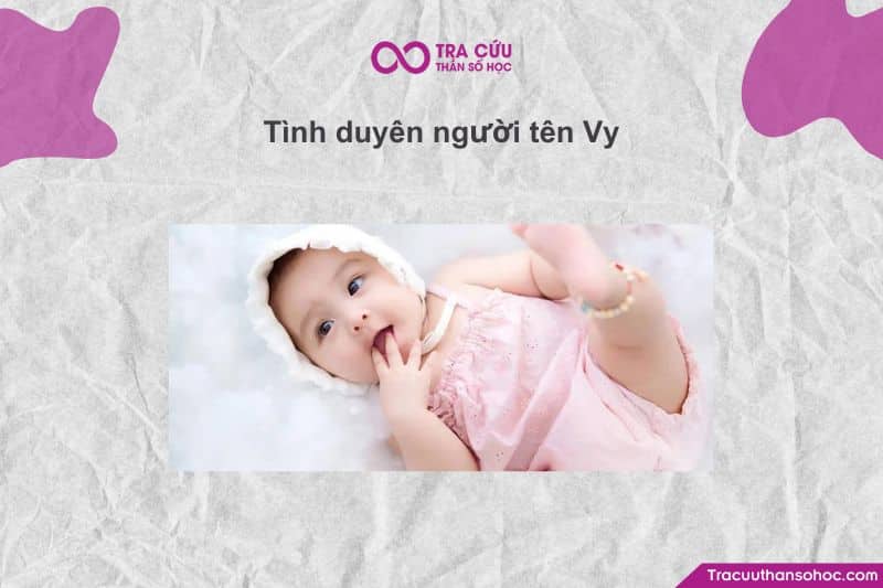 Người mang tên Vy thường có đường tình duyên thuận lợi và nhiều may mắn. Người mang tên Vy thường có đường tình duyên thuận lợi và nhiều may mắn.